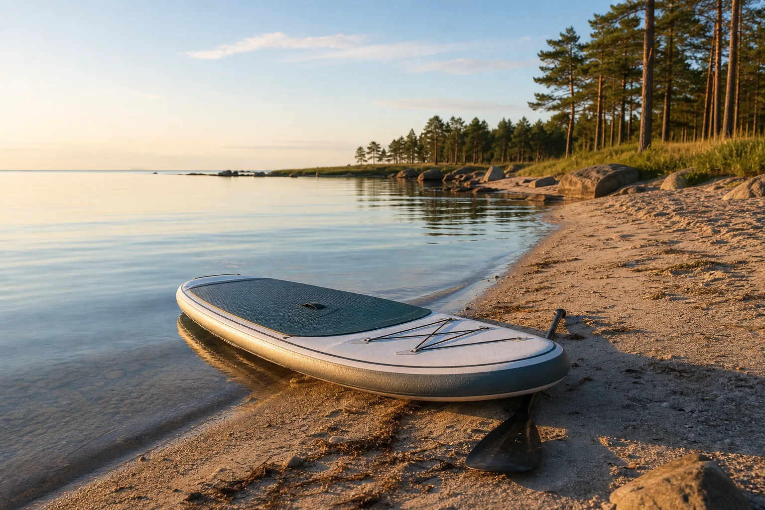 SUP-laud rahuliku Hiiumaa ranniku ääres